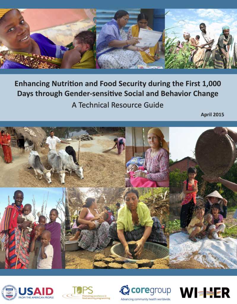 Enhancing Nutrition and Food Security during the First 1,000 Days ...