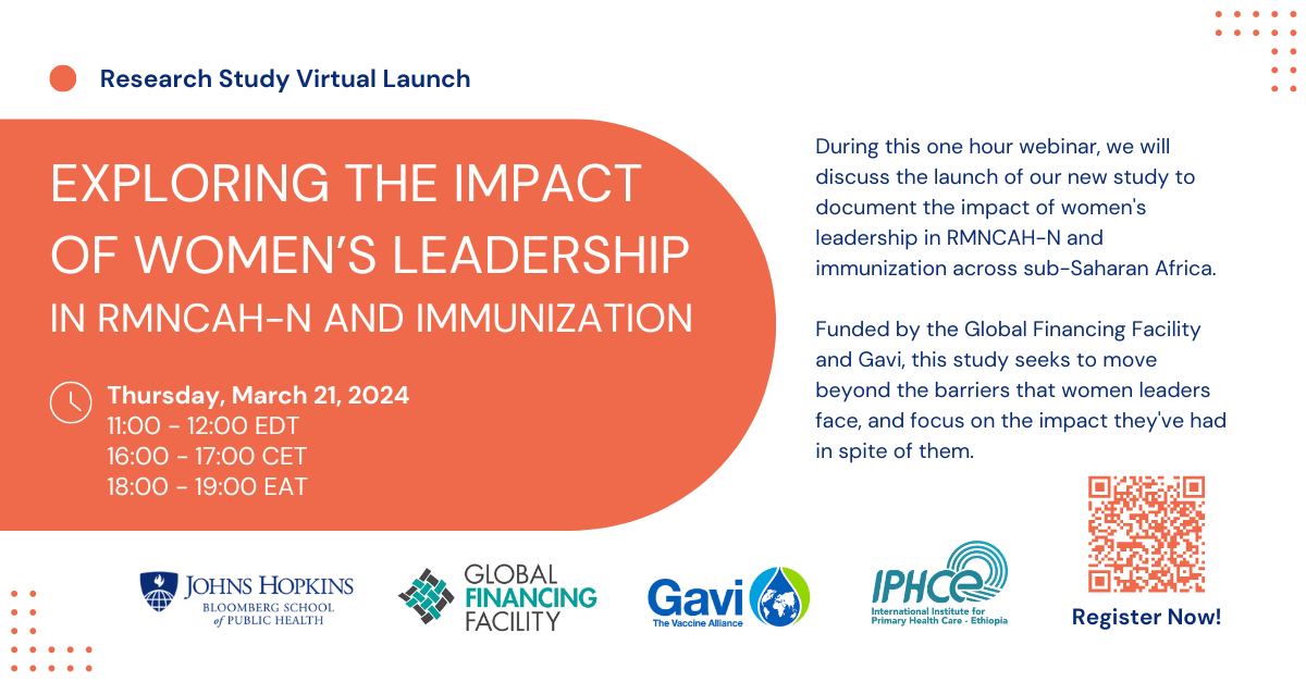 RMNCAHN and immunization webinar